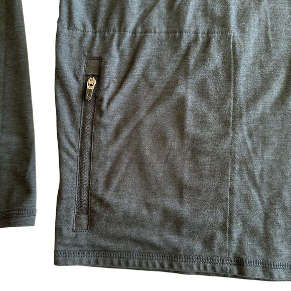 Vuori EUC V221 Ease Performance 1/2 Zip 2.0 Wicking Ink Heather Shirt M - Picture 7 of 12